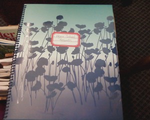Lesson planner front cover